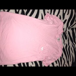 vs pink short sleeve top
